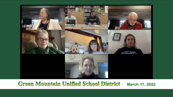Green Mountain Unified School District 3/17