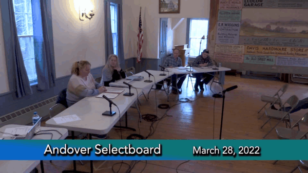 Andover Selectboard 3/28