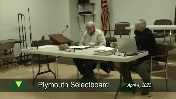 Plymouth Selectboard 4/4