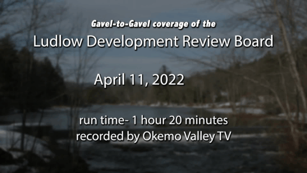 Ludlow Development Review Board 4/11