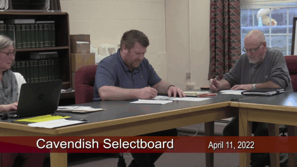 Cavendish Selectboard 4/11