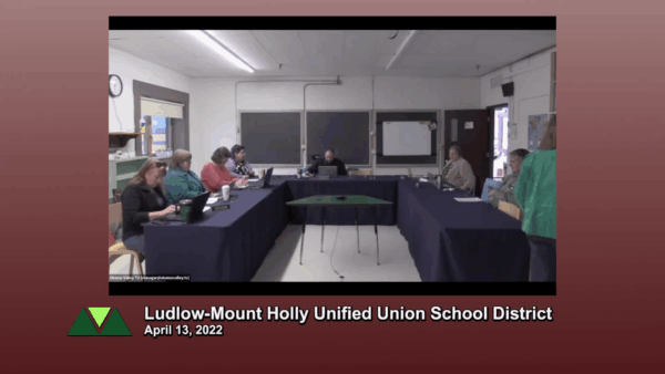 Ludlow-Mount Holly Unified Union School District 4/13
