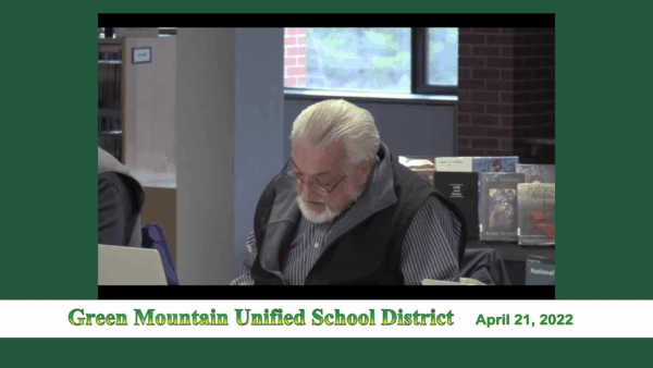 Green Mountain Unified School District 4/21