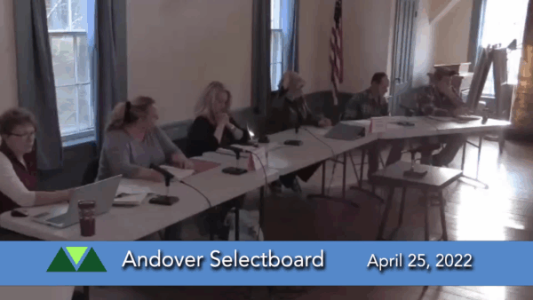 Andover Selectboard 4/25