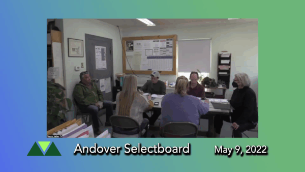 Andover Selectboard 5/9