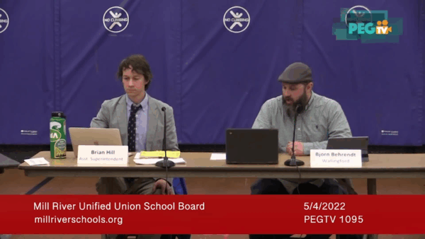 Mill River Unified Union School Board 5/4