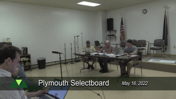 Plymouth Selectboard 5/16
