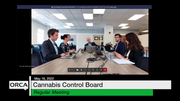 Cannabis Control Board 5/16