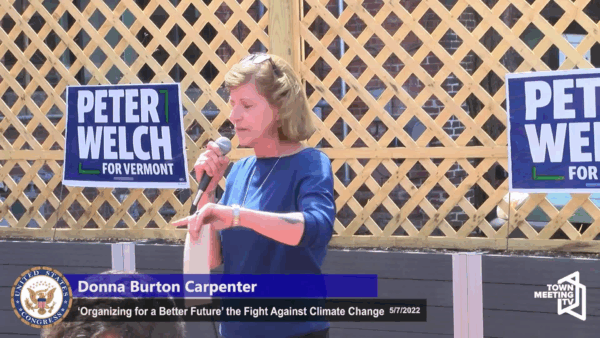 Rep. Welch w/ Sen. Ed Markey-  Fight Against Climate Change
