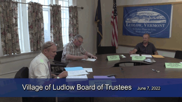 Village of Ludlow Board of Trustees 6/7