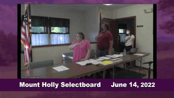 Mount Holly Selectboard 6/14