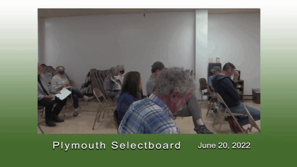 Plymouth Selectboard 6/20