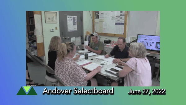 Andover Selectboard 6/27
