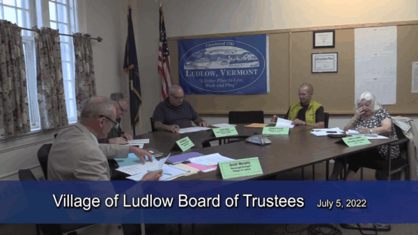 Village of Ludlow Board of Trustees 7/5