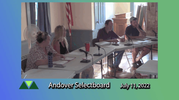 Andover Selectboard 7/11