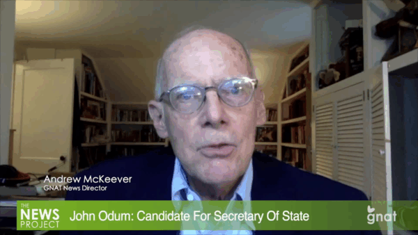 John Odum Candidate for VT Secretary of State