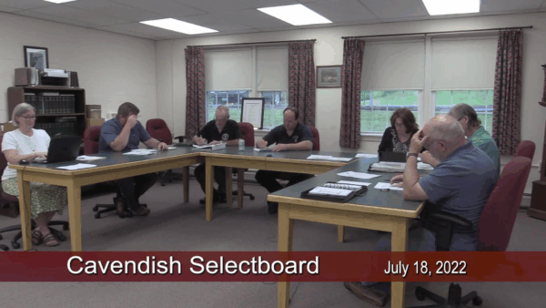 Cavendish Selectboard 7/18