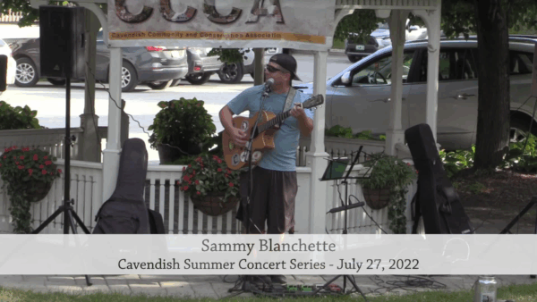 Sammy Blanchette on the Proctorsville Green