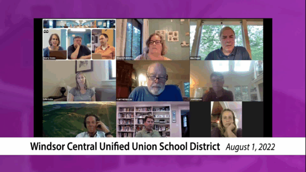 Windsor Central Unified Union School District 8/1