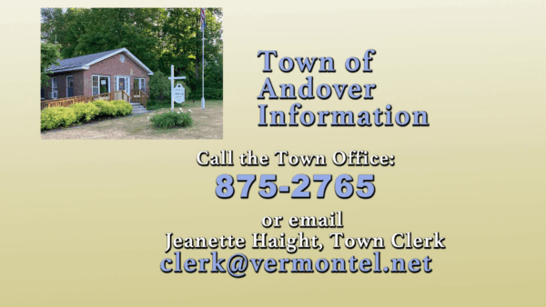 Andover Zoning Board of Adjustment 8/2