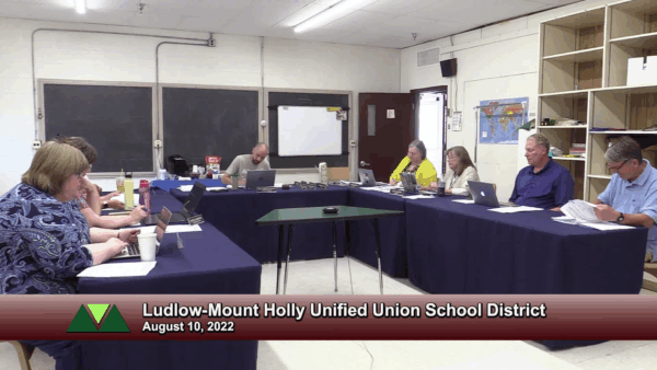 Ludlow-Mount Holly Unified Union School District 8/10
