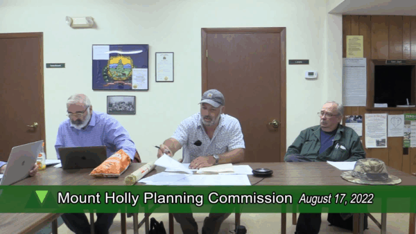 Mount Holly Planning Commission 8/17