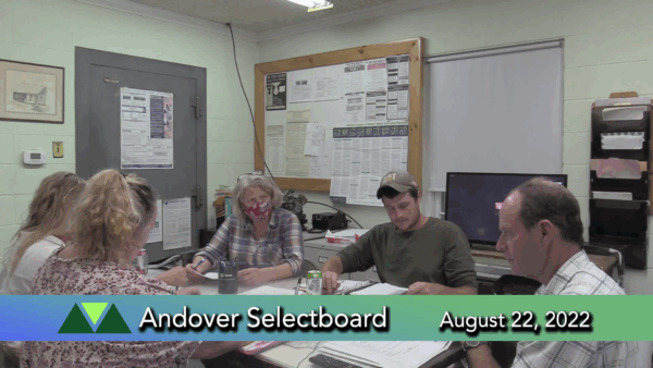 Andover Selectboard 8/22