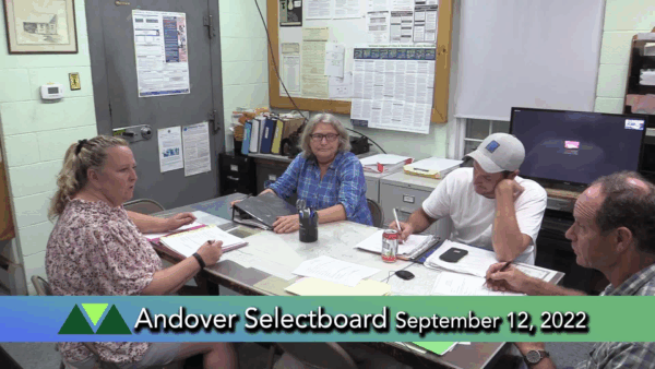 Andover Selectboard 9/12