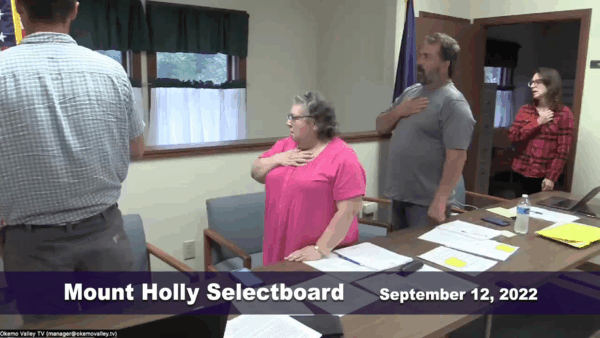 Mount Holly Selectboard 9/12
