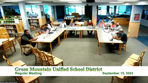 Green Mountain Unified School District 9/15