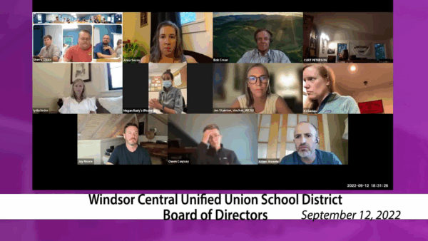 Windsor Central Supervisory Union 9/12