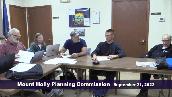 Mount Holly Planning Commission 9/21