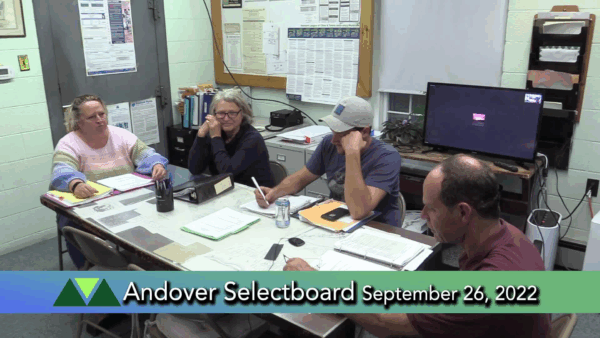 Andover Selectboard 9/26