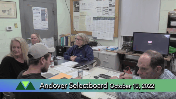 Andover Selectboard 10/10