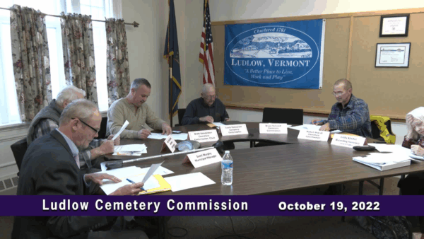 Ludlow Cemetery Commission 10/19