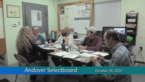 Andover Selectboard 10/24