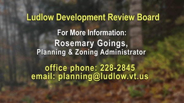 Ludlow Development Review Board 10/24