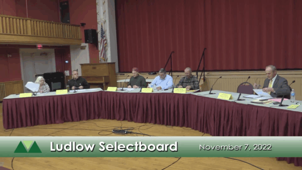 Ludlow Selectboard 11/7