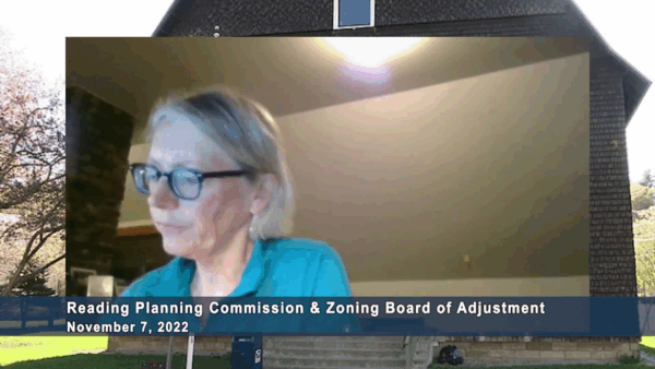 Reading Planning & Zoning Board Special Mtg. 11/7