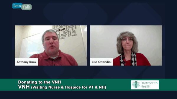 VNH Let’s Talk- Donating to the VNH