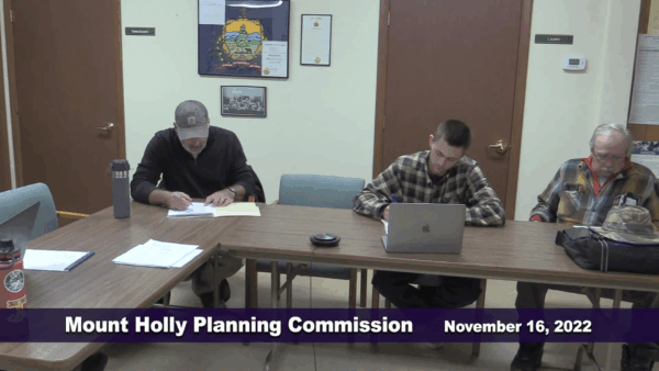 Mount Holly Planning Commission 11/16