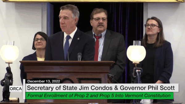 Props. 2 & 5 Get Enrolled into VT Constitution