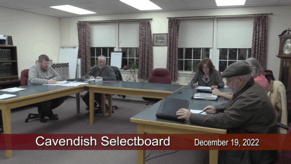 Cavendish Selectboard 12/19