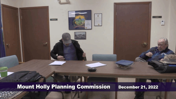 Mount Holly Planning Commission 12/21
