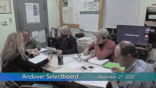 Andover Selectboard 12/27