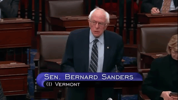 Sen. Sanders Remarks on Sen. Leahy’s Years of Service