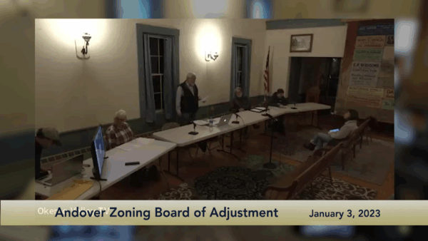 Andover Zoning Board of Adjustment 1/3