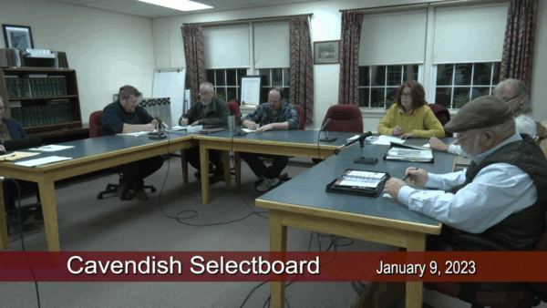 Cavendish Selectboard 1/9