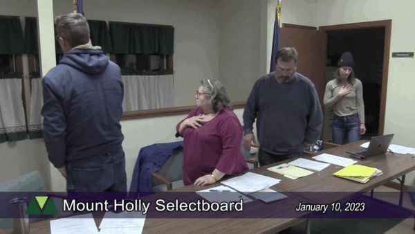 Mount Holly Selectboard 1/10