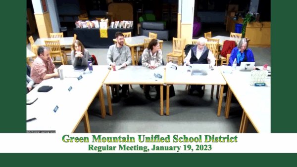 Green Mountain Unified School District 1/19